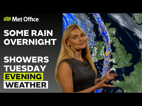 25/08/2025 - Rain band pushes in overnight - Evening Weather Forecast UK – Met Office Weather