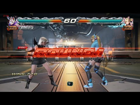 337_7 Kunimitsu Ryona vs Lucky Chloe  - Tekken 7 ( Anakin x24 ) sin Grafica