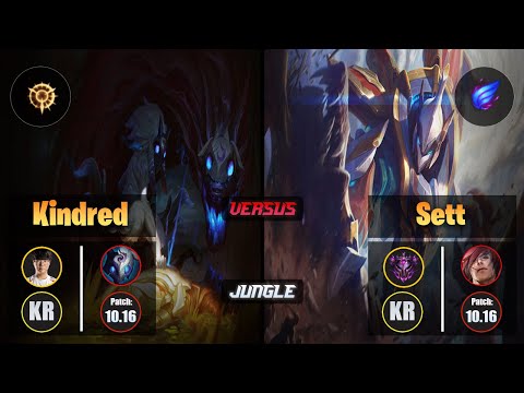 Haru KINDRED (Jungle) [Press the Attack] VS SETT - Master KR Patch 10.16