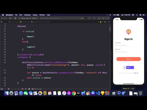 Login Page Using Firebase With SwiftUI - Integrating Login Page With Firebase Using SwiftUI