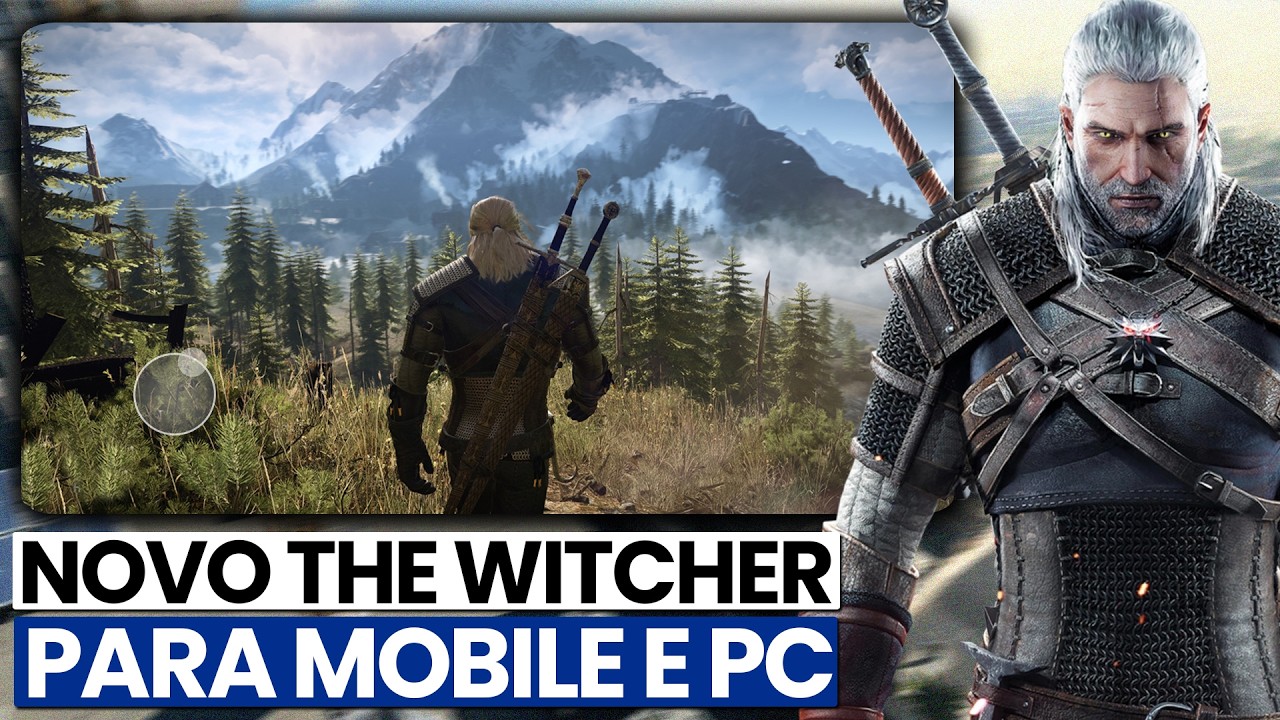 NOVO The Witcher para Mobile e PC e Sea of Thieves OFICIAL para Android e Switch?