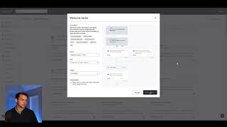 How to setup the trigger for emails at klaviyo from email sequence