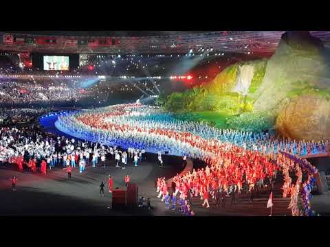 Asian Games 2018 Opening Ceremony - Indonesia Athletes Defile