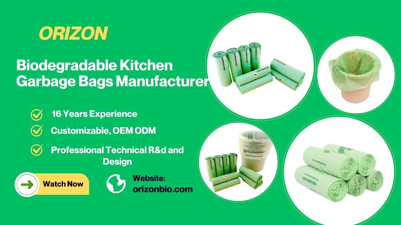 Custom Biodegradable Kitchen Garbage Bags Transform Waste into Sustainability