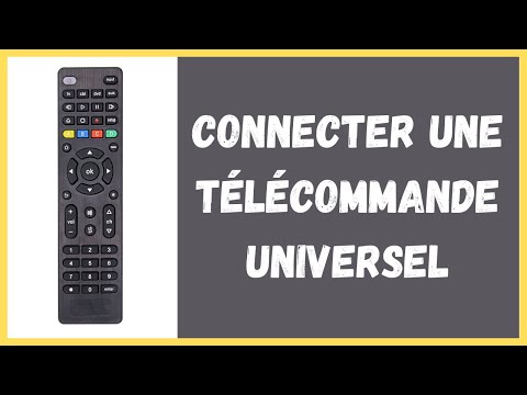 Comment connecter une telecommande universel