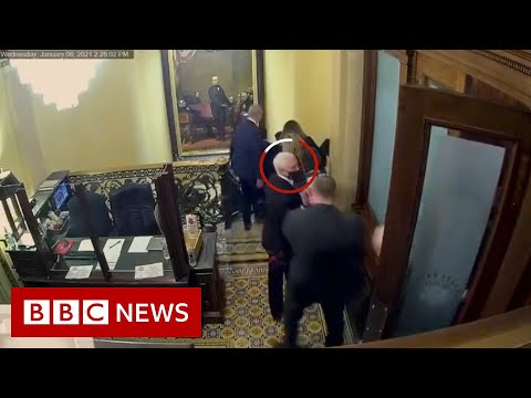 議事堂の暴徒がペンス、ロムニー、シューマーに接近、新しい映像が示している - BBC News (Capitol mob got close to Pence, Romney and Schumer, new footage shows - BBC News)
