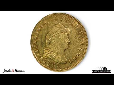 The Rarest and Most Famous of the Type, the 1795 9 Leaves $10 Gold, Selling at Stack's Bowers