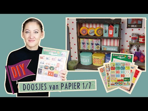 Mini Boxes from Die-Cut Sheets