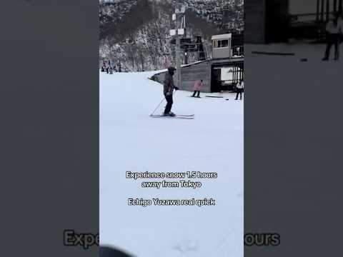 🇯🇵 Snowboarding at Kandatsu Ski Resort - Echigo Yuzawa #Japan