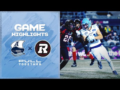 CFL Game Highlights – Toronto Argonauts at Ottawa Redblacks – October 28, 2023