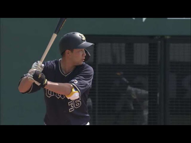 【ファーム】初回から先制‼ バファローズ・山足がタイムリーヒット‼ 2021/3/24 H-B(ファーム)