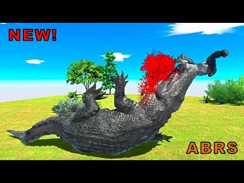 NEW PURUSSAURUS vs ALL UNIT | DEATH ROLL | ARBS Animal Revolt Battle Simulator