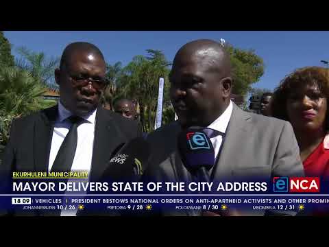 Ekurhuleni mayor delivers State of the City Address