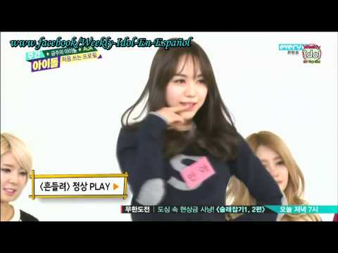 [Sub Español] 140122 Weekly Idol AOA PARTE 2