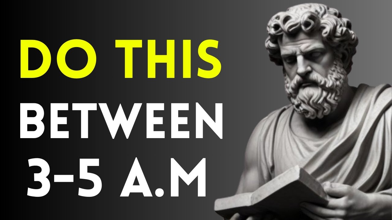 If You Wake Up Between 3AM & 5AM, DO THESE 3 THINGS | Stoicism