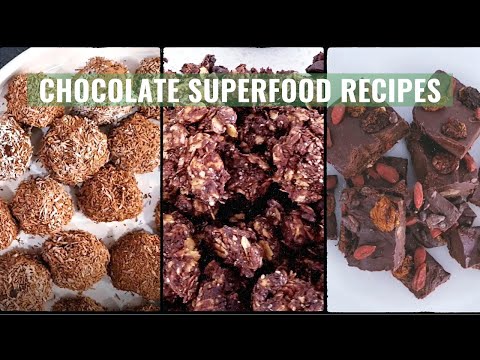 Chocolate Superfood Recipes | Healthy Chocolate Desserts | How to make healthy desserts