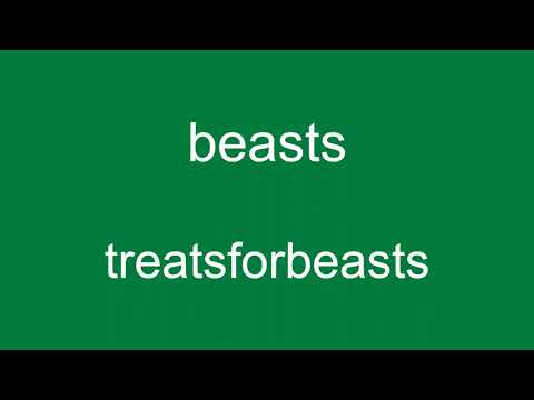 [4K] treatsforbeasts - beasts (lyrics)