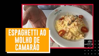 Espaghetti ao molho de camarões