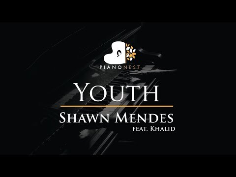Shawn Mendes - Youth (feat. Khalid) - Piano Karaoke / Sing Along / Cover with Lyrics