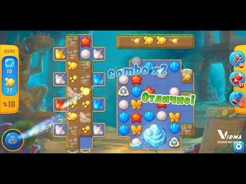 Fishdom. 4542 level no boosters and diamonds