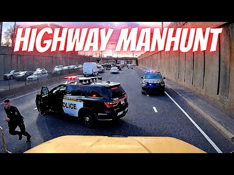 Urmărire pe autostradă sălbatică - Șoferi răi și eșecuri la volan - învață să conduci #1480