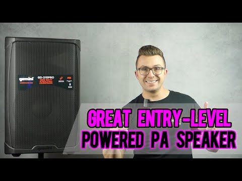 Обзор активной акустической системы Gemini GD-215PRO