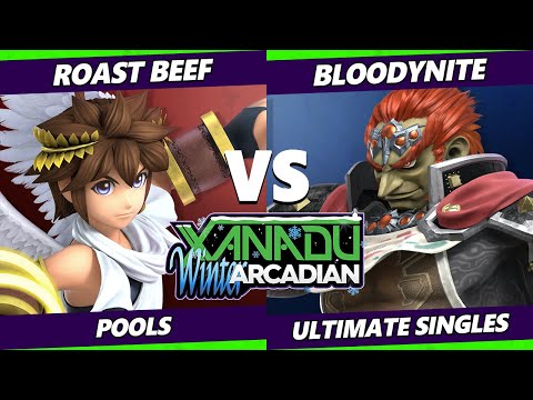 Xanadu Winter Arcadian - Roast Beef (Pit) Vs. Bloodynite (Ganondorf) Smash Ultimate - SSBU