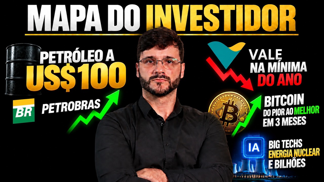 💲O que será da bolsa nas próximas semanas? Petróleo à US$100, bom para Petrobrás e ruim para VALE?