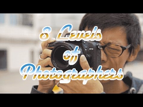 8 niveaux de photographe