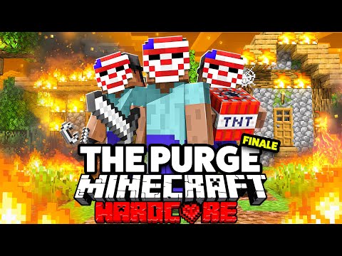 100 Players Simulate THE PURGE in Minecraft... FINALE!
