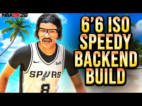 This UNORTHADOX 6'6 ISO SPEED BACKEND Build is UNSTOPPABLE in NBA 2K26 BEST ISO BIG BUILD