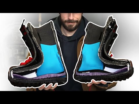 What’s Inside Snowboard Boots? - (CUT IN HALF)
