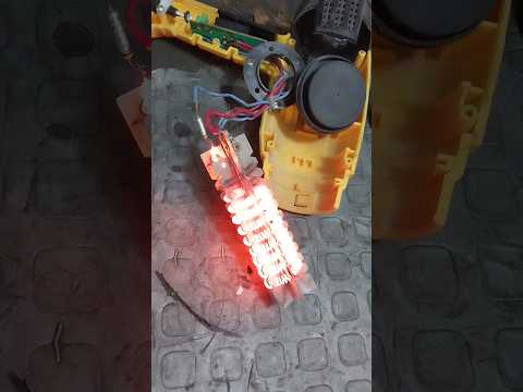 Watch out! This is how a heat gun works, impressive!