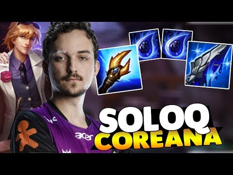MICÃO DE EZREAL COM 2 GOTAS NA SOLOQ COREANA - MICÃO STREAM