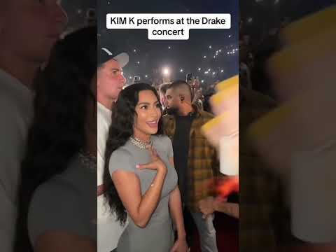 Kim Kardashian Performs At Drake’s Concert