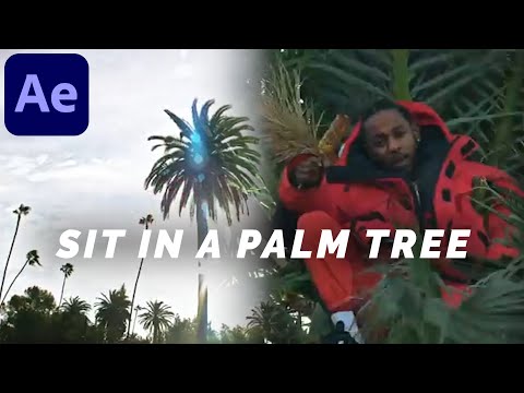 EDIT YOURSELF into a PALM TREE | Kendrick Lamar KING'S DEAD (After Effects Tutorial)
