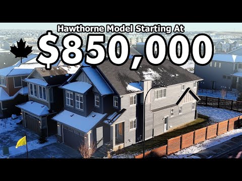 $850,000 STARTING CALGARY NW NEW BUILD! The Hawthorne Model