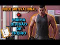 MINHA DIVISÃO DE TREINO ATUAL E TREINO MOTIVACIONAL - Davi Xavier