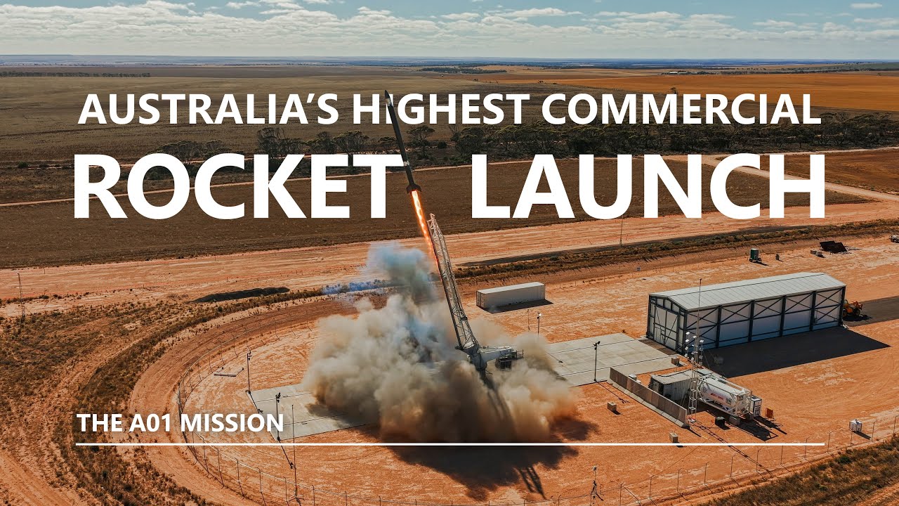 Australia's highest commercial rocket launch A01