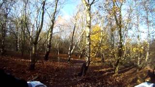 preview picture of video 'Rother Valley Country Park - new mountain bike trail part 1'