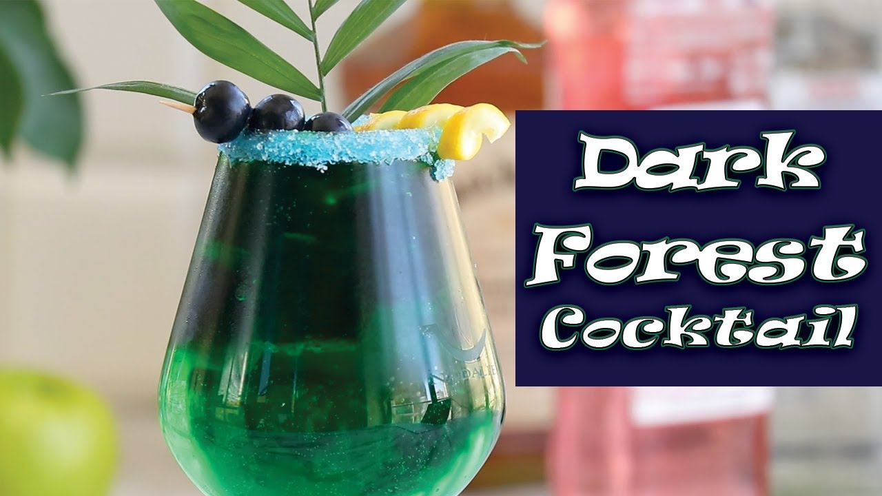 Dark Forest Cocktail: A Mystical Green Elixir | Cool & Refreshing
