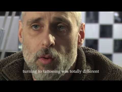 Warren Morris of Black Dragon Tattoos, with SUBTITLES