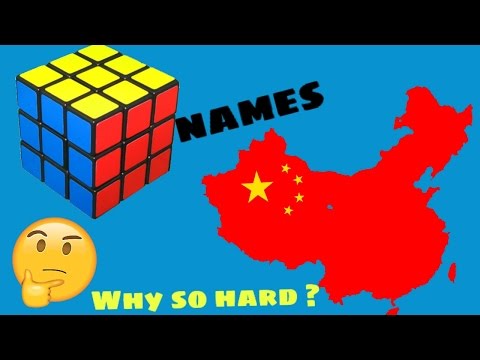 Why cube names are so hard to pronounce