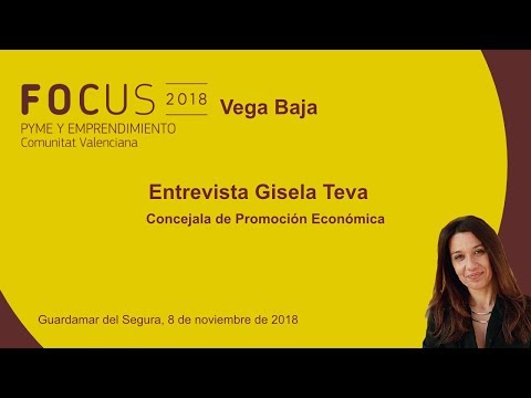 Entrevista a Gisela Teva, concejala promocin econmica en Focus Pyme Vega Baja[;;;][;;;]