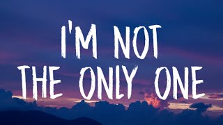 Sam Smith - I&#39;m Not The Only One (Lyrics)