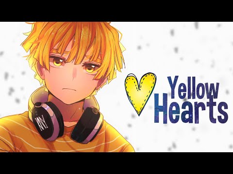 Nightcore - Yellow Hearts - Ant Saunders (Lyrics)