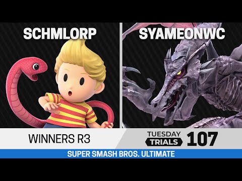 Tuesday Trials 107 SSBU Winners R3 - Schmlorp (Lucas) vs SyameonWC (Ridley)