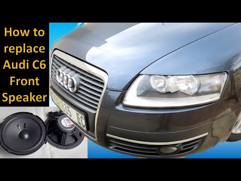 How to install front woofers - Audi C6 A6