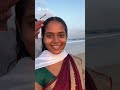 Beautiful Kannada Indian Woman Beach Headshave And Eyebrow Shave Husband Baldisbeautiful Headshave