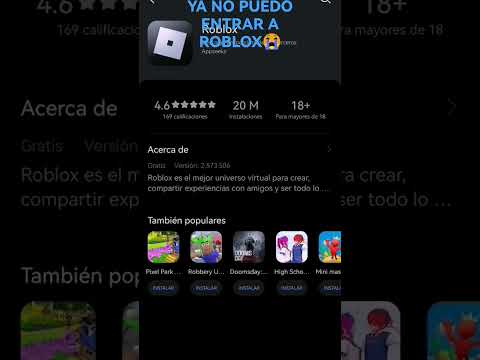 ROBLOX YA NO QUIERE ACTUALIZAR😭😭